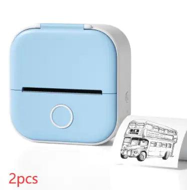 Portable Mini Thermal Label Printer Home Photo Printer Student Wrong Question Printer Bluetooth Mini Label Printer Price Tag - 2YJ9UPAgh3snlef