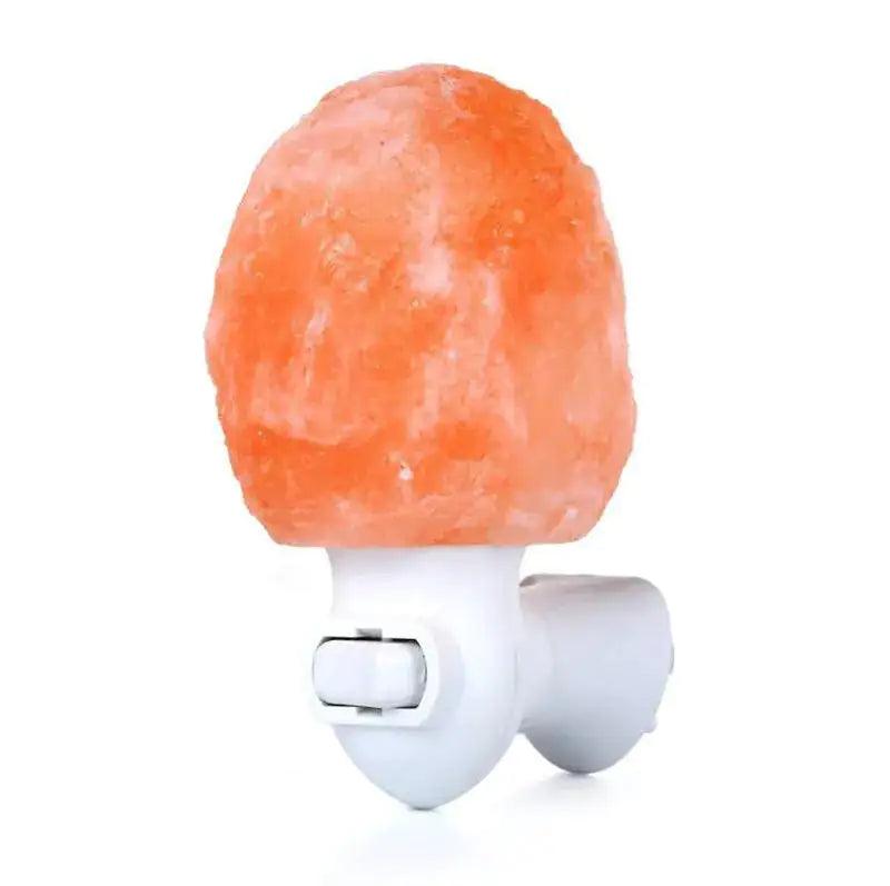 Himalayan Salt Lamp Natural Crystal Hand Carved Night Light Home Decor Air Purifying with Plug Release negative ions Warm white - aDSIl5B7SZwbH36