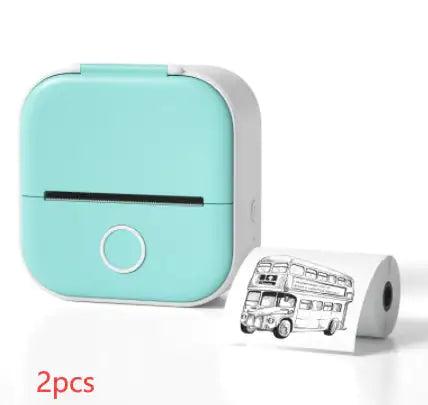 Portable Mini Thermal Label Printer Home Photo Printer Student Wrong Question Printer Bluetooth Mini Label Printer Price Tag - iaa7UaGOQnebCop